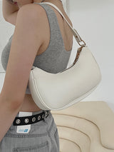 ハーフムーン ホワイト バッグ / half moon white bag