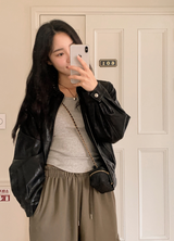2WAY Classic Leather Jacket (3color)