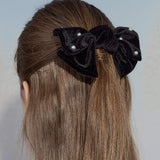 venus ribbon pearl hairpin