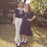 セーラーノットボタンドレス / Sailor Knot Button Dress