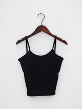 ハードキャップスリーブレストップ/Hard cap sleeveless (3color)