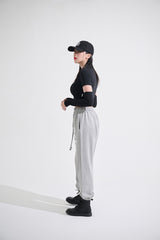 ウォーマーブラックホールクロップTシャツ / TOP(9136) Warmer Black Hole Crop Tee