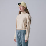 RIBBON TAIL LONG SLEEVE, BUTTER