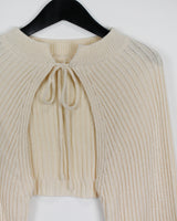 ラブリーリボンニットボレロ / Lovely Ribbon Knit Bolero (4color)