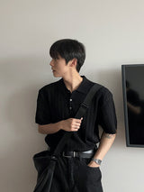 rown detail collar knit