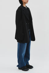 Wave Pocket Wide Denim