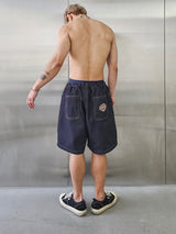 フレイム刺繡バミューダパンツ/VENTIQUE Flame embroidery Bermuda Shorts 2color