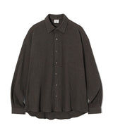 ワッフル コットン シャツ S103 / Waffle Cotton Shirt S103 Matte Brown