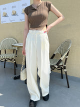 ユピクロップTシャツ / Yupi Linen Crop T-shirt (3color)