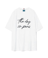 ザデイインパリスショートスリーブTシャツT66/The Day in Paris Short Sleeve T66 White