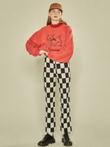 Sheep Sweatshirt (Red) (6643895304310)