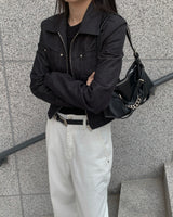 Denim rivet jacket