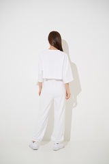 ハイファッションショートスリーブクロップTシャツ / TOP(9280) High Fashion Short Sleeve Crop Tee