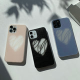 Black - Chocolate Heart Phone Case_matt