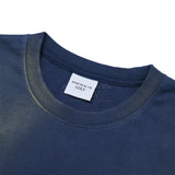 フロントフルロゴスプレーウォッシングロングスリーブTシャツ
