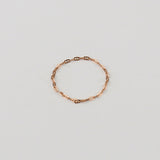 14K gold link chain ring (6680514134134)
