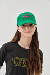 AND CAT BALL CAP_GREEN
