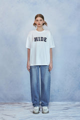HIDE Logo Graphic T-Shirt (White) (6570996039798)