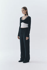 ROSEY TOP (BLACK)