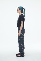 コンマデニムパンツ/Comma Denim Pants Grey
