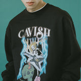 ROCKING SKELETON SWEATSHIRT BLACK(CV2CSUM462A) (6685210673270)