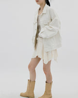 ボクシーフィットコットンジャケット / Boxy Fit Cotton Jacket (2color)
