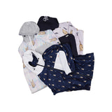 ロイヤルフリースフードジャケット / BSR2223FWJK104 ROYAL FLEECE HOODED JACKET BEAR RABBIT PASTEL CHECK