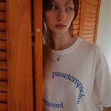 ビッグサークルロゴTシャツ / BIG CIRCLE LOGO TEE_WHITE