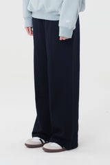 ミドルチェリーワイドスウェットパンツ／MIDDLE CHERRY WIDE SWEAT PANTS [NAVY]