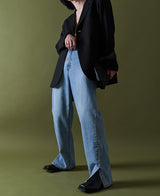 Mas side slit denim (6683476099190)