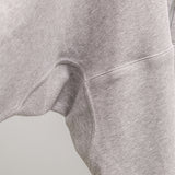 ハーフジップレイヤードスウェットシャツ / HALF ZIP LAYERD SWEATSHIRTS-MIXTURE GREY