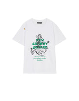 【OUTLET】GRANDMA PRINTED REGULAR FIT T-SHIRT GREEN