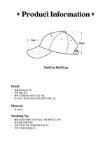 AND CAT BALL CAP_GREEN