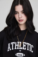 アスレチックオーバーサイズTシャツ /ATHLETIC OVERSIZED T-SHIRT BLACK