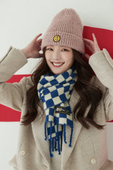 SM:]E PATCH BEANIE PINK MELANGE (6639323414646)