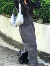 Nuer boat-neck T 