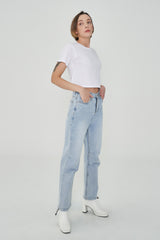 アジャスタブルデニムジョガーパンツ/ ADJUSTABLE DENIM JOGGER PANTS [6100]