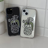 White - LOVE VASE Phone Case