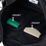 Hybrid Tote Shoulder Bag (Black)