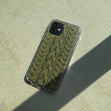 CABLE KNIT HARD JELL CASE_KHAKI
