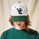 VZアプリケツートーンオーバーフィットボールキャップグリーン/VZ Applique Twotone Over Fit Ball Cap Green (6683674607734)