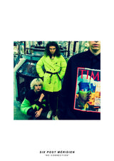 SIX P.M.ネオン特大トレンチコート/SIX P.M. Neon oversized trench coat (4359516586102)