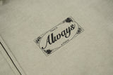 ALWAYS ZIP-UP HOODIE(SAND KHAKI PIGMENT-DYED)