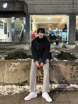 LMN オーバーサイズフィットウールデニムジャケット / LMN Oversized Fit Wool Denim Jacket (2 colors)