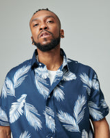 Summer Hawaiian shirt (Blue) (6555048312950)