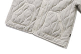 フライトキルティングジャケット / FLIGHT QUILTING JACKET_LIGHT GREY