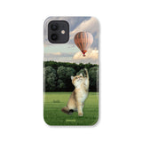 バルーン＆キャットiPhoneケース/Balloon & Cat (Matt)