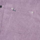 コーデュロイシャツ パーカー / corduroy shirt hoodie [purple]