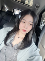 デニムリボンヘアピン