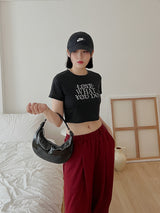 ロベット クロップ Tシャツ / Lovett Crop T-shirt (4color)